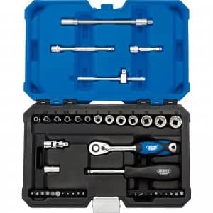 Draper Expert 43 Piece 1/4" Drive Bi Hex Socket and Screwdriver Bit Set Metric 1/4"