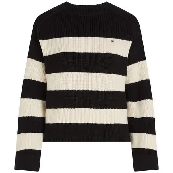 Tommy Hilfiger Co Cardi Stitch C-Nk Swt - Cream 8