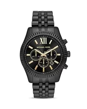 Michael Kors Black Lexington Chronograph, 44mm