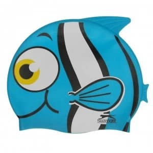 Slazenger Kids Fun Silicone Cap - Blue Fish