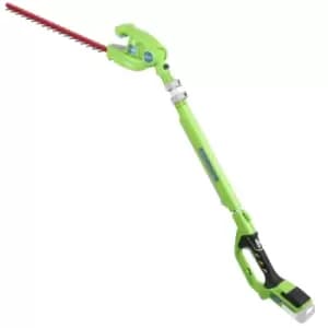 Greenworks G24PH51 510mm 24V Cordless Long Hedge Trimmer