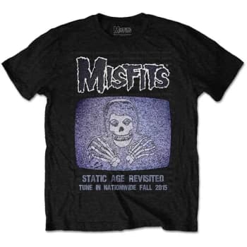Misfits - Static Unisex Large T-Shirt - Black