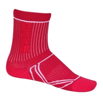 Regatta 2Season TrekTrail Socks - ChryPink/Whi