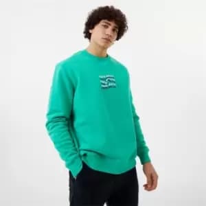 Jack Wills Poster Graphic Crew - Green