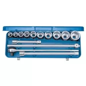 Gedore Socket set 3/4" 14 pcs hex 22-50 mm
