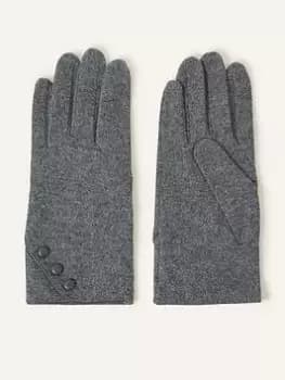 Accessorize Touchphone Wool Glove, Grey, Size M/L, Women