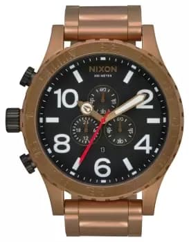 Nixon A083-5145-00 51-30 Chrono Black Chronograph Dial Watch