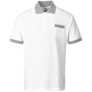 Portwest KS51WHRS - sz S Painters Pro Polo - White