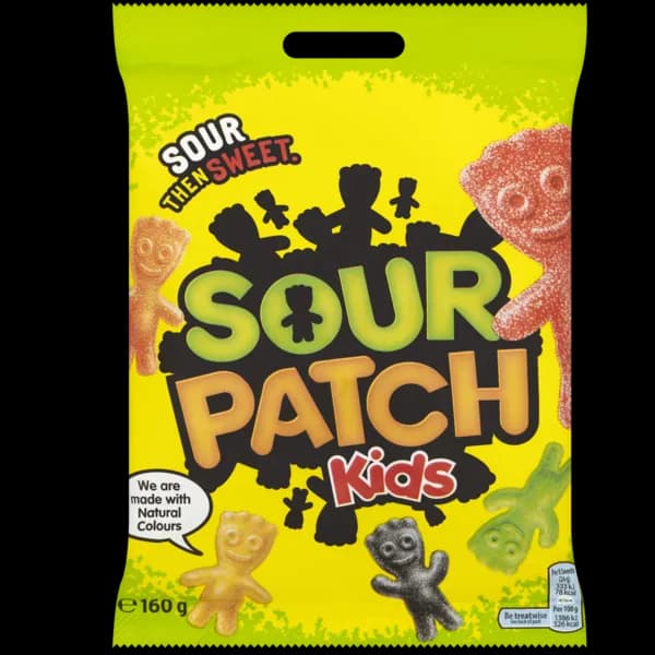 Cadbury Gifts Direct Maynards Sour Patch Kids 130g (Box of 10) 4308707O