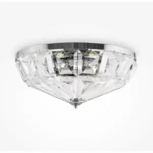 Maytoni Maytoni Facet Classic 6 Light Ceiling Light Chrome E14