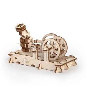 Pneumatic Engine UGears 3D Wooden Model Kit