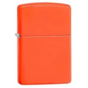 Zippo Regular Neon Orange Windproof Lighter