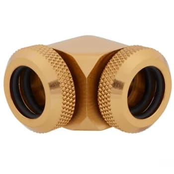 Corsair XF Hardline 90 Angled 14mm Gold Fitting - Twin Pack (CX-9052016-WW)