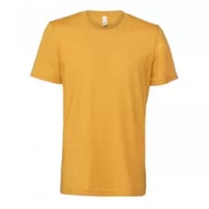 Bella + Canvas Adults Unisex Heather CVC T-Shirt (L) (Heather Mustard)