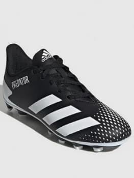 Adidas Junior Predator 20.4 Firm Ground Football Boot - Black