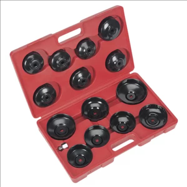 Genuine SEALEY VS7003 Oil Filter Cap Wrench Set 15pc