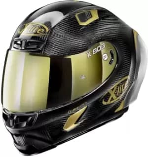 X-Lite X-803 RS Ultra Carbon Replica Golden Edition Helmet, black-gold Size M black-gold, Size M