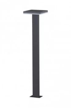 Bollard Pillar Lamp, 10W LED, 3000K, 700lm, IP54, Anthracite