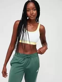 adidas Train HIIT Tailored Move High Support Bra - Light Green, Light Green, Size 2XL, Women