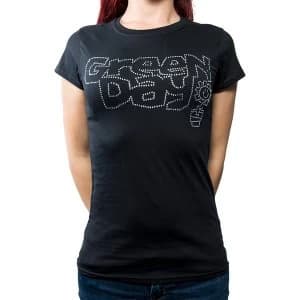 Green Day - Flower Pot Womens Large T-Shirt - Black