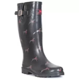 Trespass Womens/Ladies Samira Wellington Boots (4 UK) (Dog Print)