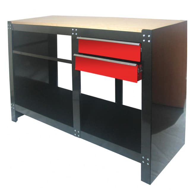 Hilka Heavy Duty 2 Drawer Work Bench