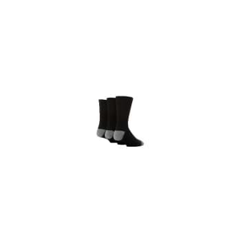 Zoro Select - Classic Black Boot Socks Size 6-11 (Pack of 3 Pairs)
