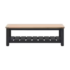 Gallery Interiors Sandon Coffee Table in Meteor