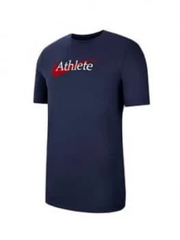 Nike Training Athlete T-Shirt - Navy Size M Men