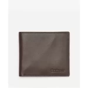 Barbour Colwell Leather Billfold Wallet - Brown