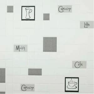 Contour Cafe Culture Sculptured Grey Wallpaper 152 80