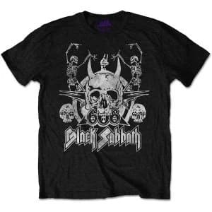 Black Sabbath - Dancing Unisex Large T-Shirt - Black
