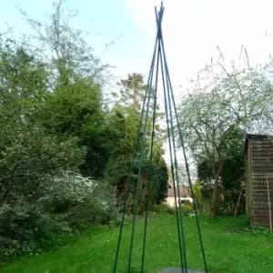 Garden Skill Gardenskill Pea And Runner Bean Wigwam Teepee Garden Support Frame Kit