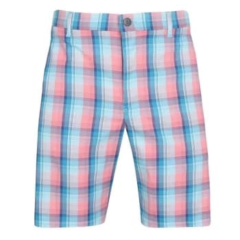 Original Penguin Plaid Shorts - Turquoise