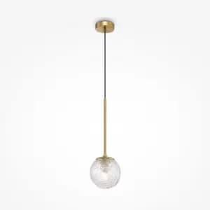 Maytoni Ligero Modern Globe Pendant Ceiling Light Brass E27