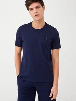 Polo Ralph Lauren Single Logo T-Shirt - Navy Size M Men