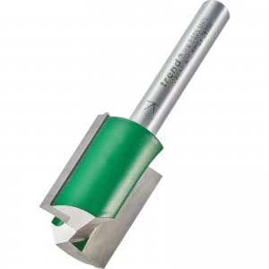 Trend CRAFTPRO Two Flute Straight Router Cutter 18mm 25mm 1/4"