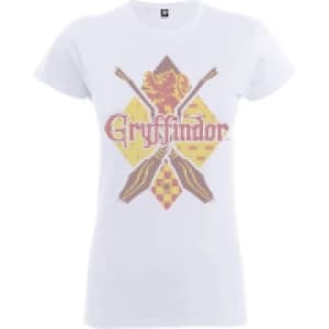 Harry Potter Gryffindor Womens White T-Shirt - L - White