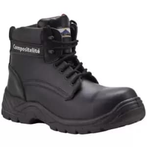 Portwest Mens Compositelite Thor S3 Leather Safety Boots (10.5 UK) (Black) - Black