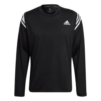 adidas Training Icons Training Long Sleeve Tee Mens - Black