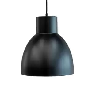 Coast Dome Pendant Ceiling Light Matt Black 30cm