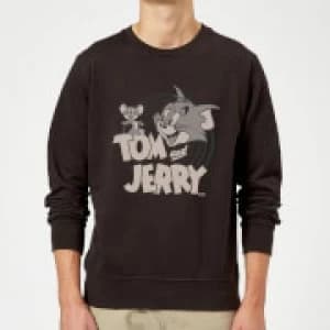 Tom & Jerry Circle Sweatshirt - Black