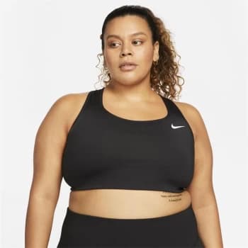 Nike Swoosh Sports Bra - Black