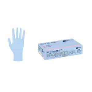 Meditrade nitrile disposable gloves, 1000 pcs, food grade, blue, size XL