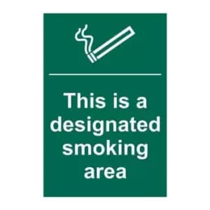 This is A Designated Smoking Area - PVC (200 x 300mm)