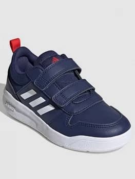 adidas Kids Unisex Tensaur Trainers - Blue/White, Size 4