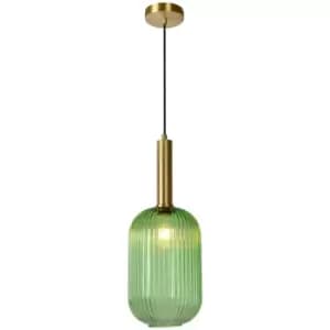 Lucide MALOTO - Pendant Light - Ø20cm - 1xE27 - Green