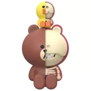 Mighty Jaxx XXRAY PLUS Brown And Sally 7.5 Collectible Figure