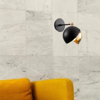 Berceste - 252-A Black Gold Wall Lamp