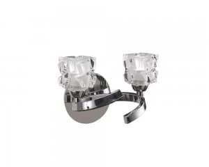 Wall Lamp Switched 2 Light G9 ECO, Polished Chrome